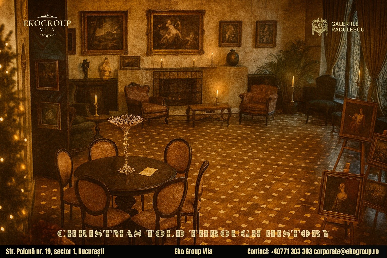 Povestea Crăciunului revăzută în eleganța anilor ’30 la Eko Group Vila